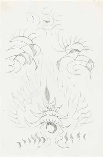 CHARLES BURCHFIELD (1893 - 1967, AMERICAN) Untitled, (Pair).